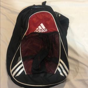 Adidas red over the shoulder backpack
